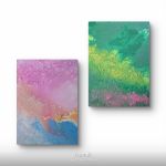 Kompozycja prac na plotnie - 