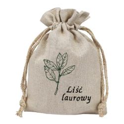 Naturalny Woreczek Lniany na Liść Laurowy – Idealny na Zioła