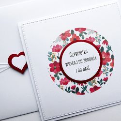 Kartka powrotu do zdrowia minimalistyczna