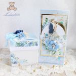 Kartka ślubna pamiątka "BlueAlmonds 1" GOTOWA - 