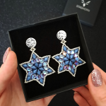 Kolczyki  Gwiazdki "Aurora Star" - świąteczne kolczyki