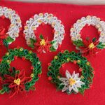 Quillingowe wianuszki  - Handmade dekoracje świąteczne