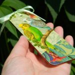 Zakładka do książki papużki faliste, papugi - prezent dla osoby lubiącej czytać