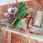 Kartka uniwersalna - Fioletowy kwiat - 