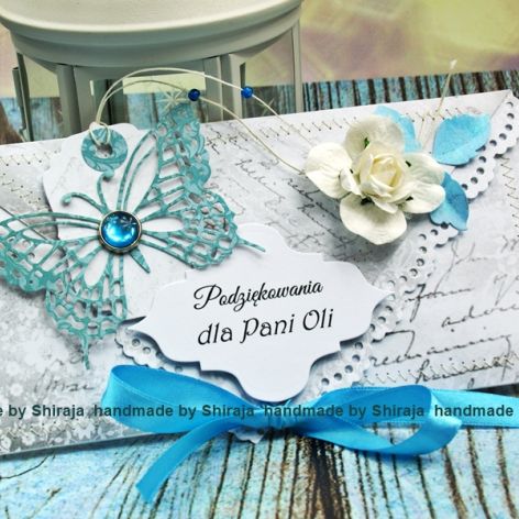 2 kartki kopertówki dla Pani Aleksandry