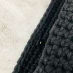 Mała torebka na ramię, grafitowa torba . - 