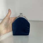 Portmonetka welurowa damska Chaber haftowana ręcznie  - 