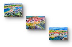Tryptyk, Wyspa Pag, 24x30x1 cm.
