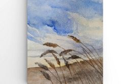 Pejzaż-akwarela formatu -A5