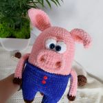 Świnka pluszowa, Maskotka świnka, Prezent dla dziecka - 