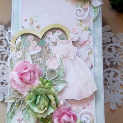 Kartka z serduszkiem dla chłopczyka