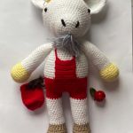 Koziołek matołek  szydełkowa zabawka, - 