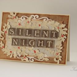 Świąteczna kartka - Silent Night