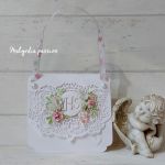 Kartka w kształcie torebki - komunia - 