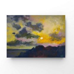 Pejzaż 3-praca formatu -18/24 cm .