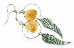 Kolczyki dla Anioła -cytryn