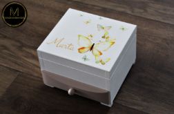 Szkatułka na biżuterię - Motylki Prezent