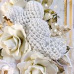 Kartka z szydełkowymi sercami - Szydełkowe serca