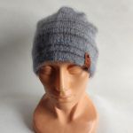 Czapka z nitką moheru. - moherowa czapka