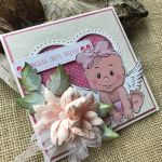 107, Pamiątka Chrztu Świętego z aniołkiem - 107, Pamiątka Chrztu Świętego z aniołkiem