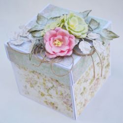 Piękny exploding box na ślub wesele