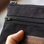 Czarny portfel z nubuku - 