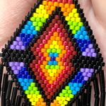 Rainbow - tęczowe kolczyki w stylu boho - Kolczyki RAINBOW