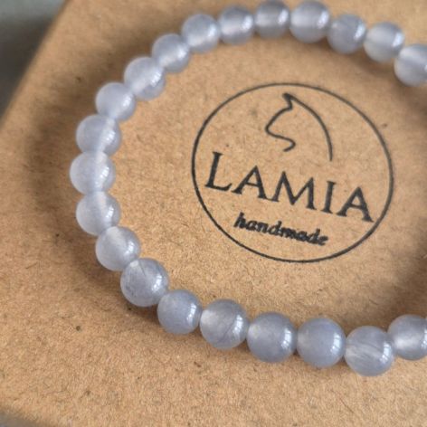 Bransoletka na gumce - Chalcedon