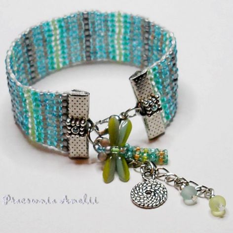 pastelowe paseczki z ważką