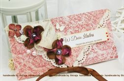 Kopertówka z okazji ślubu-malinowe lato