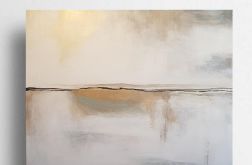Abstrakcja ze złotem-obraz akrylowy 70/60 cm