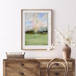 Oryginalna akwarela. Pejzaż 30x40cm - 