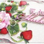 Truskawkowa kartka na Ślub - kartki okolicznościowe