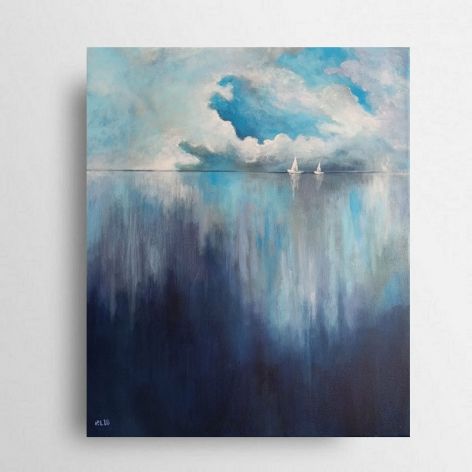 Morze-obraz akrylowy formatu 60/50 cm. 