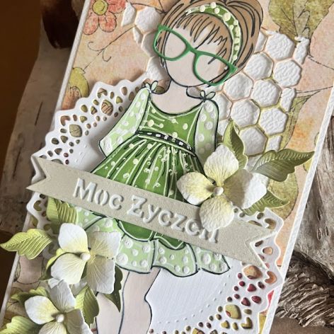 053,kartka urodzinowa/imieninowa dla dziewczynki