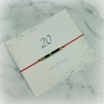 20 Bransoletka Lucky number Morse Code - 20 Bransoletka Lucky number Morse Code