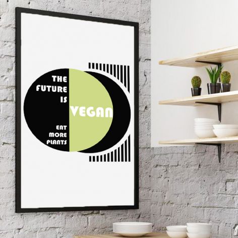 Plakat The future is Vegan
