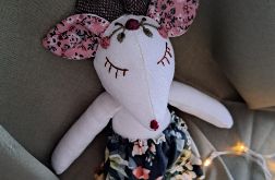 Jelonek mały lniany 35cm maskotka