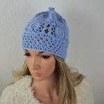 CZAPKA KASZMIROWA BLU L - 