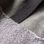 Szaro-różowa duża torba z kominem baranek - 