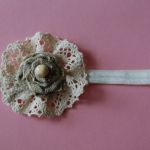 Opaska niemowlęca  - Mała rusałka - 