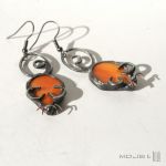 Myszki pomarańczowe - myszki do uszu