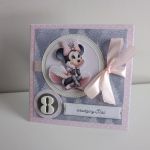 Kartka na urodziny z myszką Minnie - personalizacja - Kartka na urodziny z myszką Minnie - personalizacja