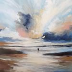 Na plaży-obraz akrylowy 60/50 cm - 