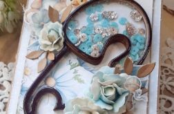 Kartka z agrafką dla chłopczyka