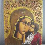 Ikona Matka Boża z dzieciątkiem - widok ikony