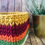 Kolorowy kosz do przechowywania,kwadratowy koszyk 15x12cm.. - 