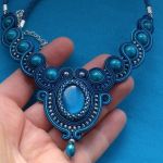 Naszyjnik sutasz Teal - Dark Blue - null