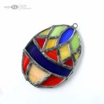 Jajo dekor wiszące 05 - ozdoba wielkanocna