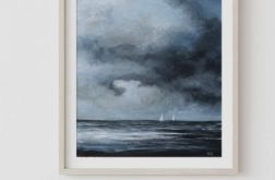 Morze-obraz akrylowy formatu 40/30 cm